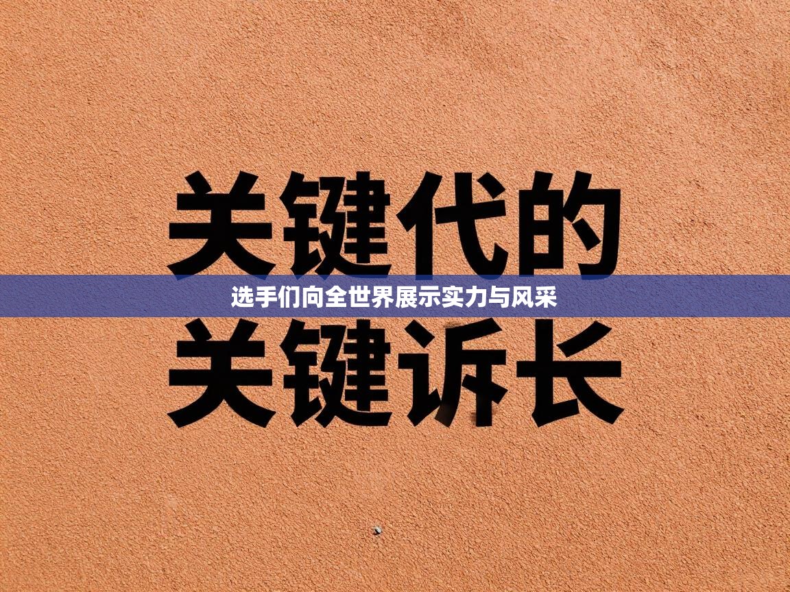 选手们向全世界展示实力与风采  第2张